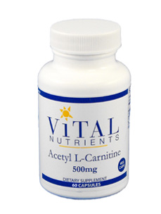 Vital Nutrients Acetyl L-Carnitine 500 mg 60 caps